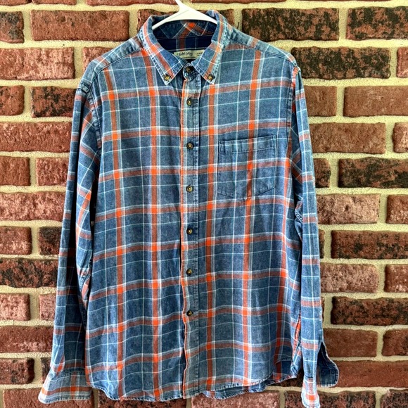 Faded Glory Other - Plaid Flannel Mens Shirt Large Lumberjack Cottagecore Cabin Workwear Grunge Fall